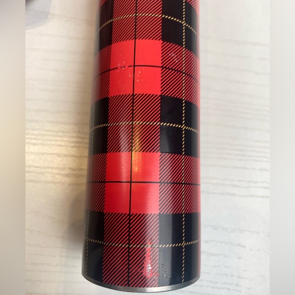 Fred Vintage Style Thermos Stainless Steel Flask Tartan Plaid - Picture 6 of 9
